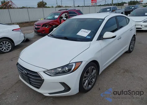 2017 Hyundai Elantra Limited from USA, damaged, VIN 5NPD84LF6HH083045